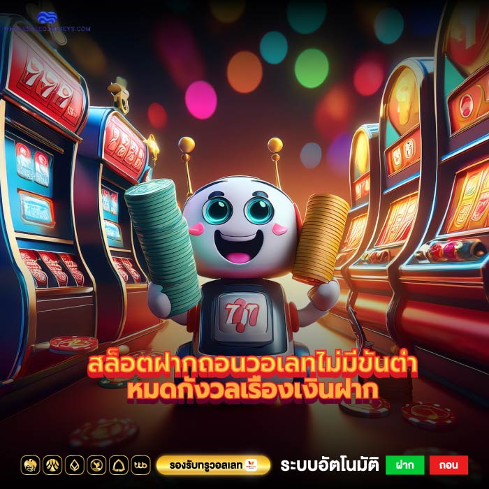 สล็อตฝากถอนวอเลทไม่มีขั้นต่ำ หมดกังวลเรื่องเงินฝาก